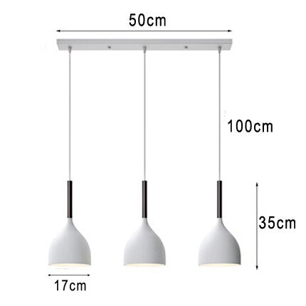 Suspension moderne LED minimaliste en métal Willo