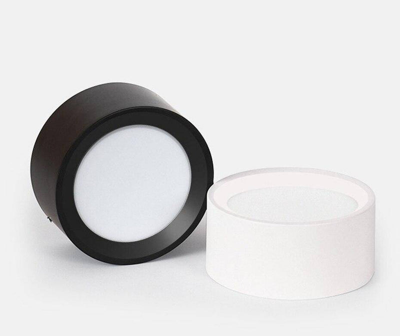 Spot rond à LED avec finitions modernes en aluminium