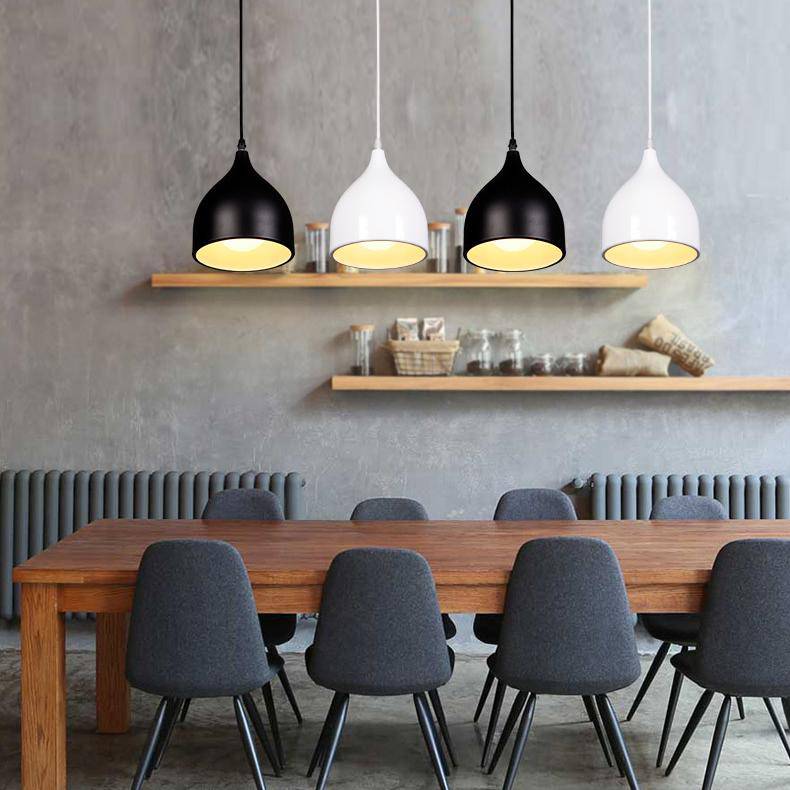 Suspension LED cône arrondi de couleurs Hanging