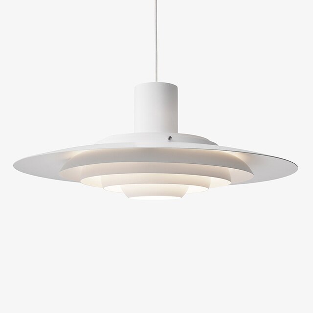 Suspension LED design conique plate Nordic