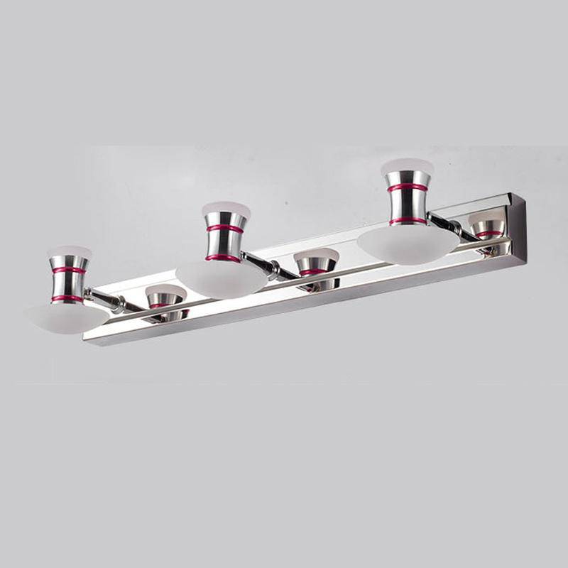 Applique murale LED chromée pour tableau et salle de bain