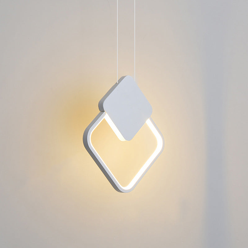 Suspension design LED minimaliste géométrique Oryna