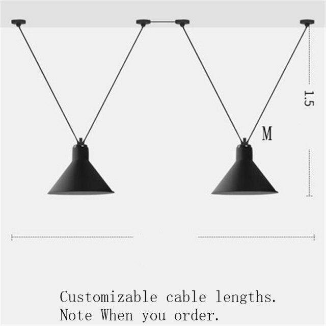 Lustre LED design avec plusieurs lampes suspendues Art