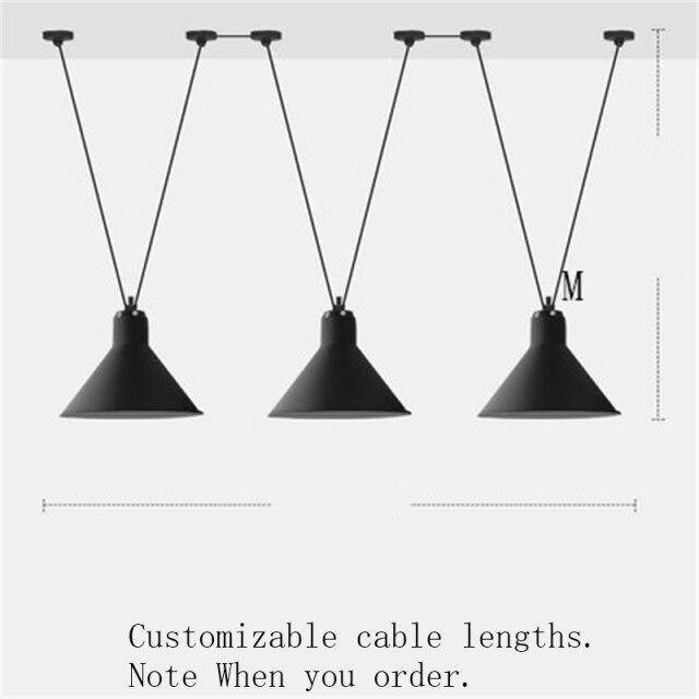 Lustre LED design avec plusieurs lampes suspendues Art