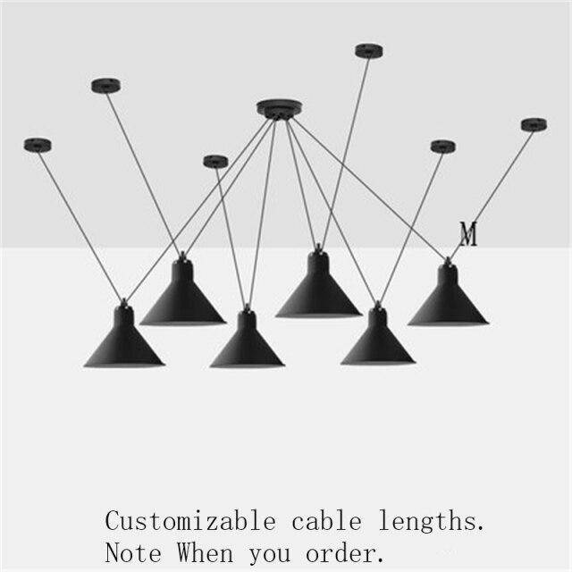 Lustre LED design avec plusieurs lampes suspendues Art