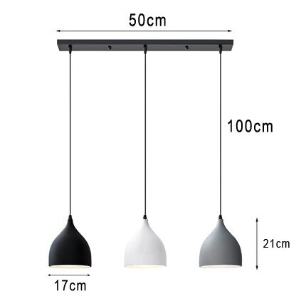 Suspension moderne LED minimaliste en métal Willo