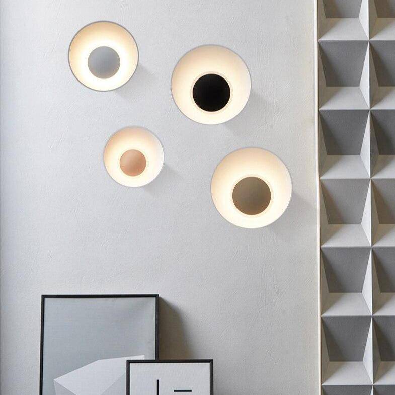 Applique murale design à LED avec coupe en métal coloré Loft