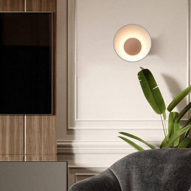 Applique murale design à LED avec coupe en métal coloré Loft