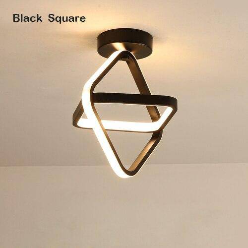 Plafonnier design à LED avec anneau en métal Balcony