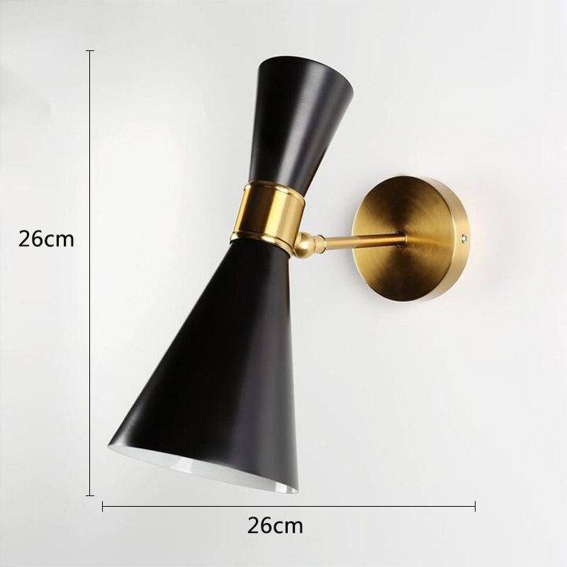 Applique murale design à LED avec abat-jour double triangle arrondi Newray