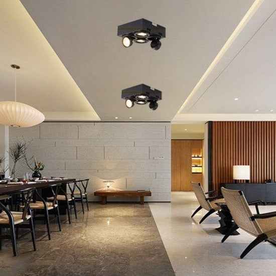 Plafonnier moderne LED amovible et réglable Montaine