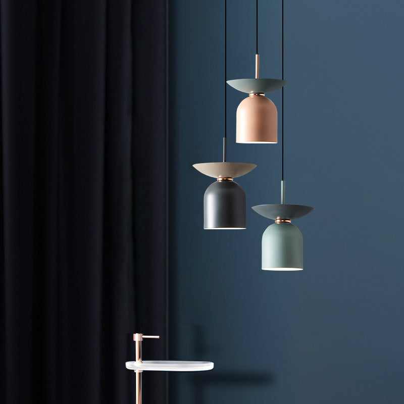 Suspension industrielle avec abat-jour en forme de dôme Soren