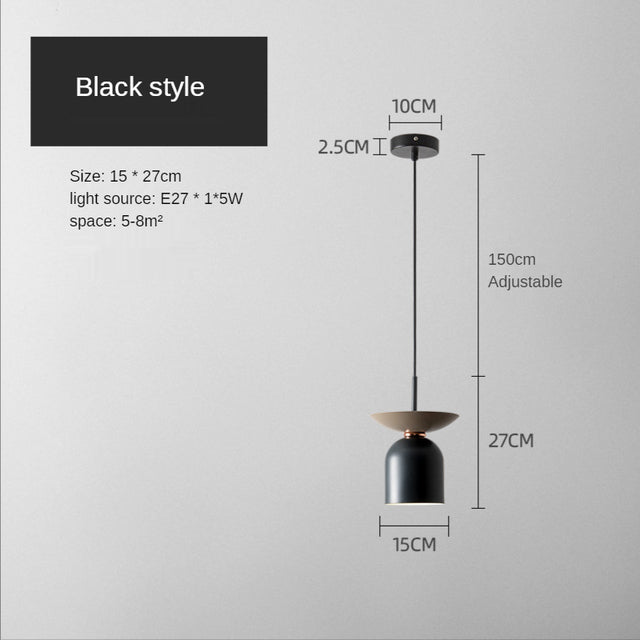 Suspension industrielle avec abat-jour en forme de dôme Soren