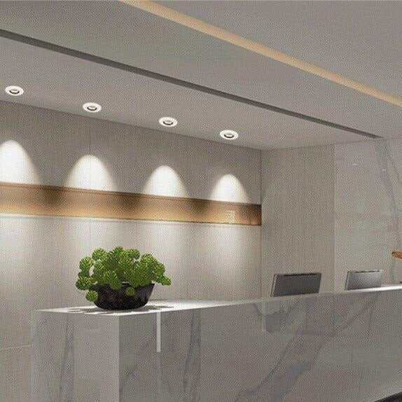 Spot moderne LED circulaire avec angle rotatif Anastassya