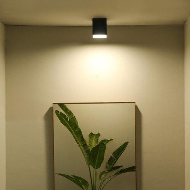 Spot design LED en forme de cube en aluminium Beal