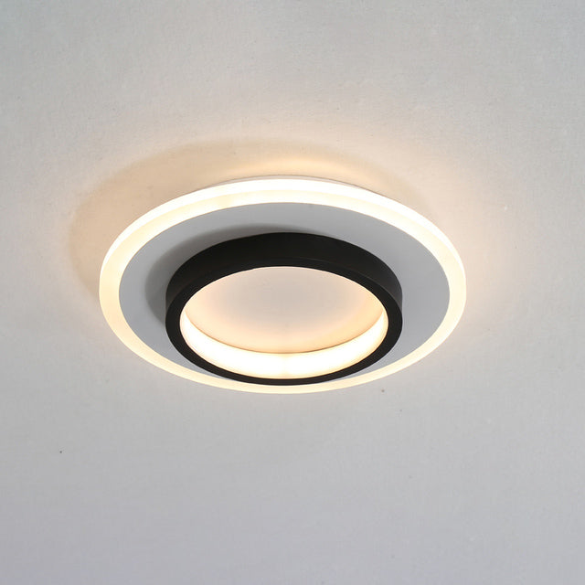 Plafonnier moderne LED forme carré ou circulaire Clery