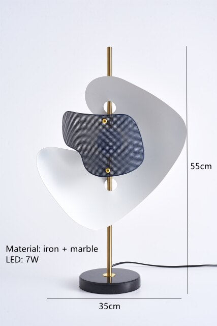 Lampe à poser design LED forme abstraite Cira