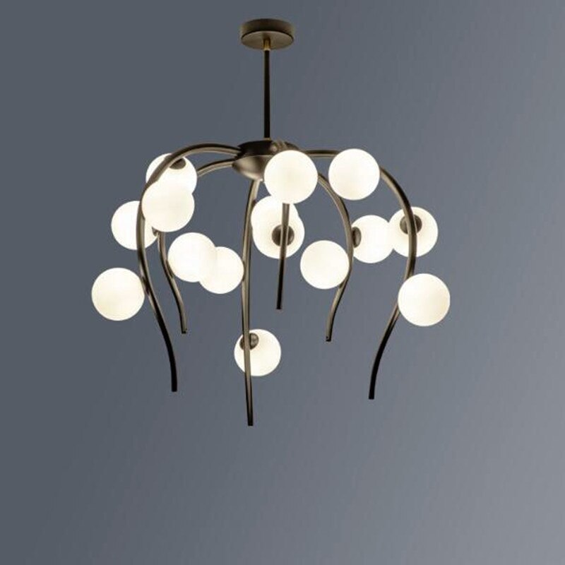Lustre moderne en forme d'octopus avec globes Nayla