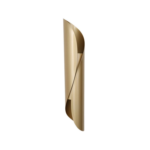 Applique murale moderne en métal cylindrique ouverte Ernest