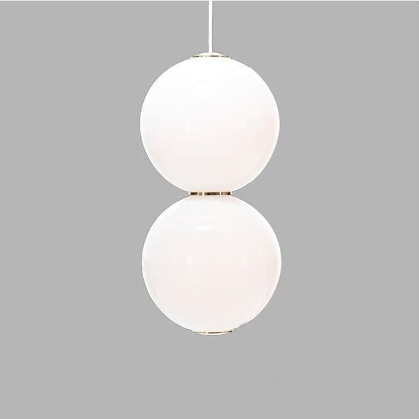 Suspension moderne LED avec perles lumineuses Julene
