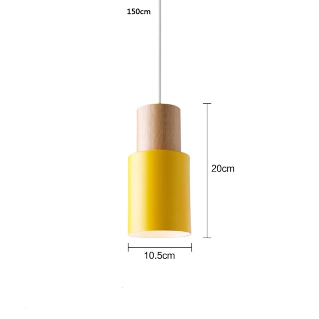 Suspension design LED avec abat-jour cylindrique Gemira