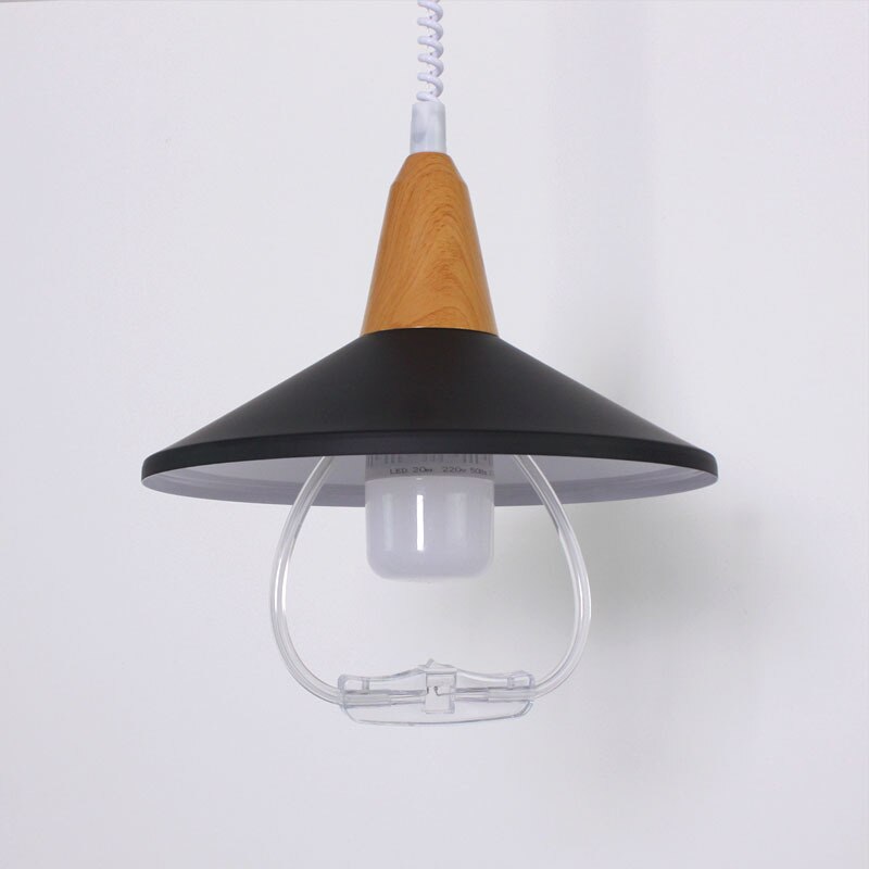 Suspension industrielle abat-jour conique presque plat Casilda