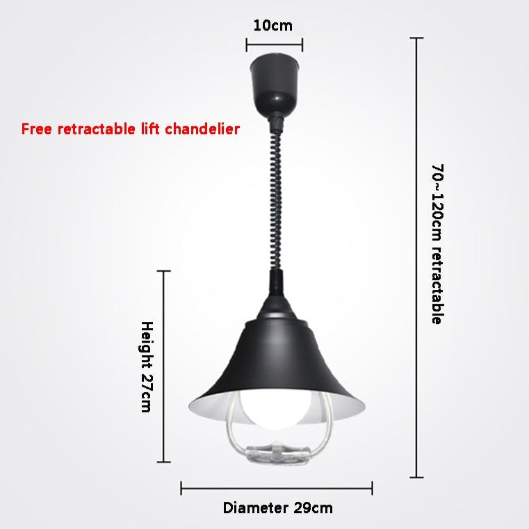 Suspension industrielle abat-jour conique arrondi et coloré Chione