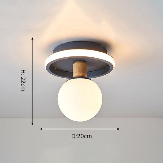 Plafonnier design avec des formes originales en métal Basil