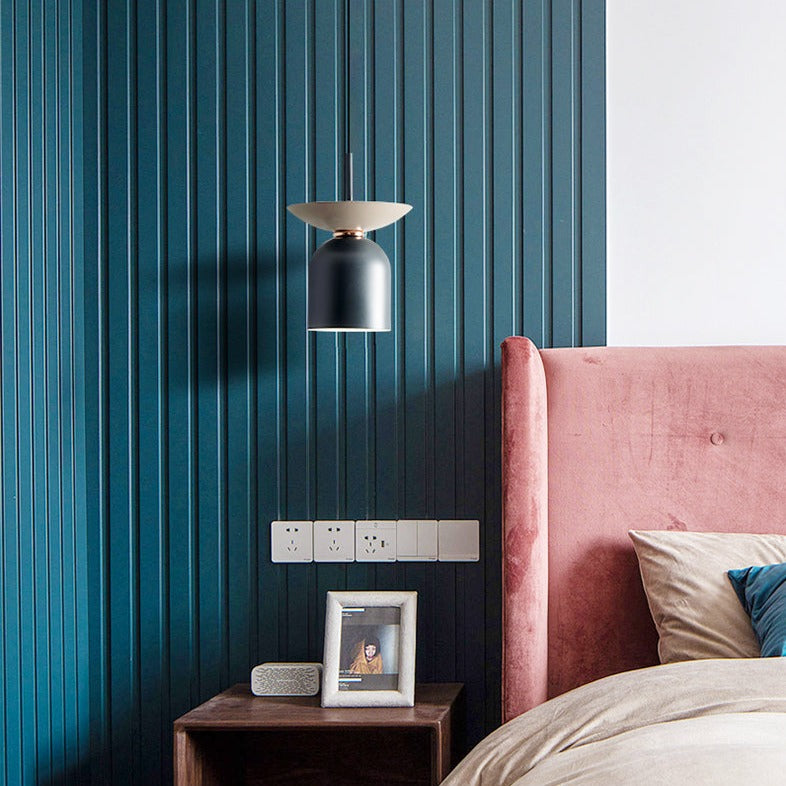 Suspension industrielle avec abat-jour en forme de dôme Soren