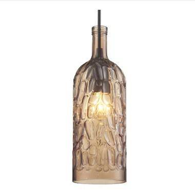 Suspension LED en verre moderne