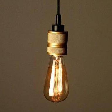 Suspension rétro LED avec ampoules Edison style Coffee