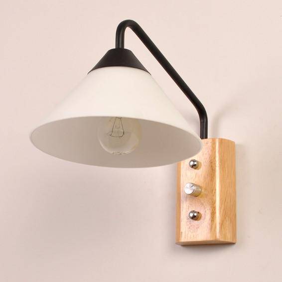 Applique murale design avec abat-jour Lamparas