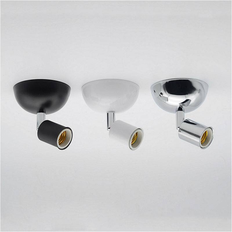 Spot LED directionnel à fixer au plafond ou au mur (noir, blanc ou chromé)