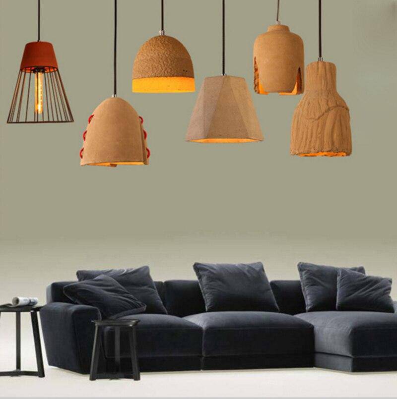 Suspension en céramique terre cuite Concrete