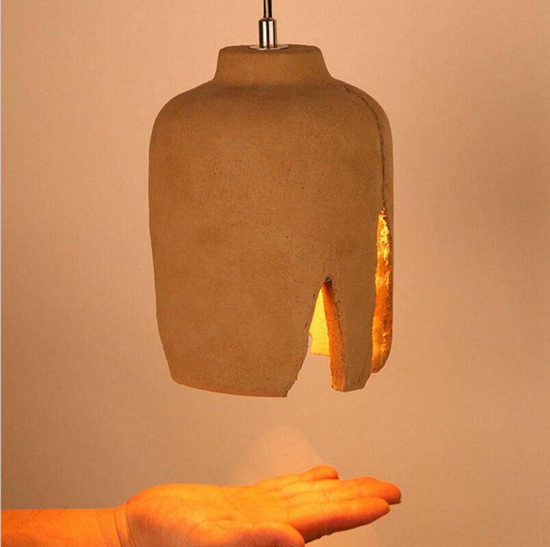 Suspension en céramique terre cuite Concrete