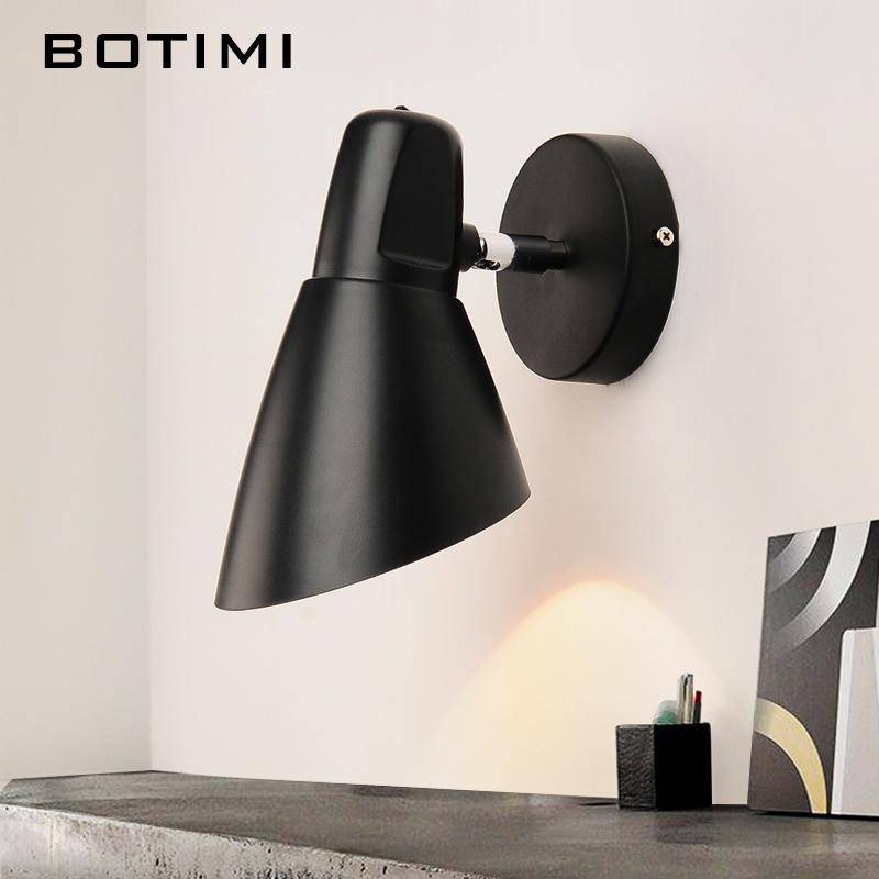 Applique LED ajustable Nordic (noir ou blanc)