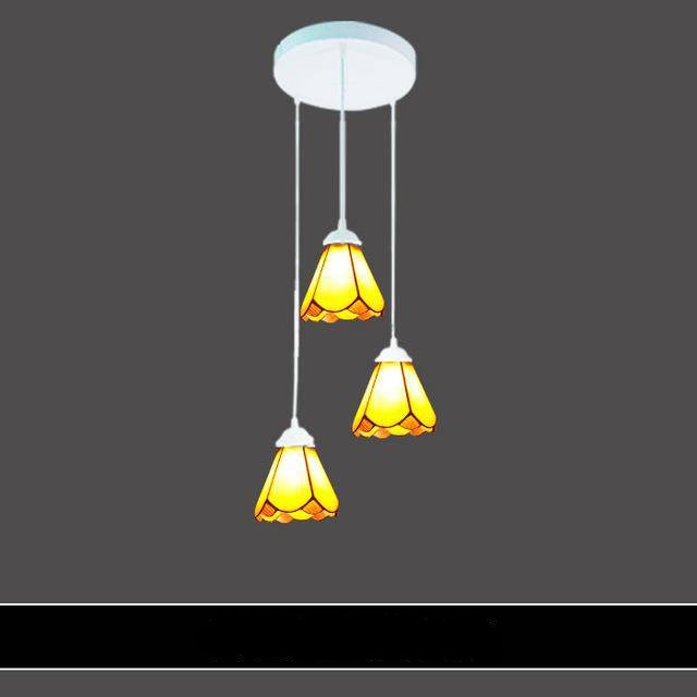 Suspension design en verre de couleurs Mediterranean