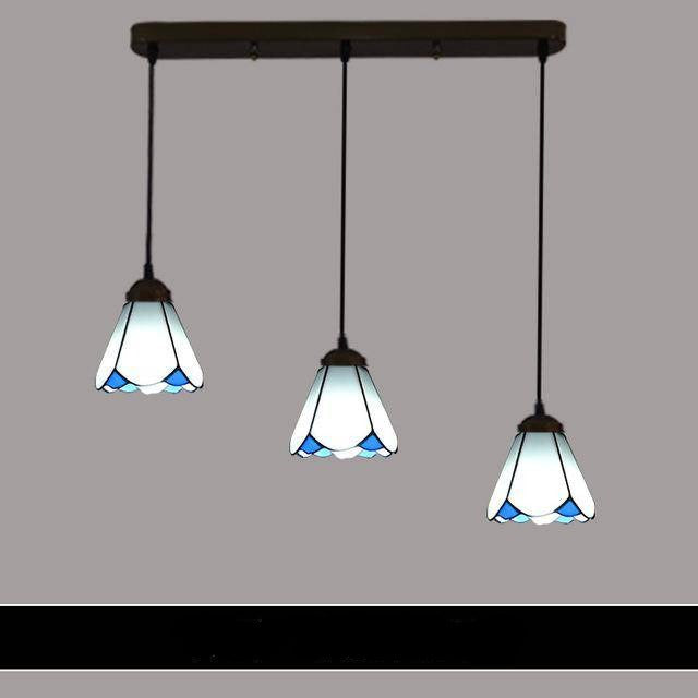 Suspension design en verre de couleurs Mediterranean