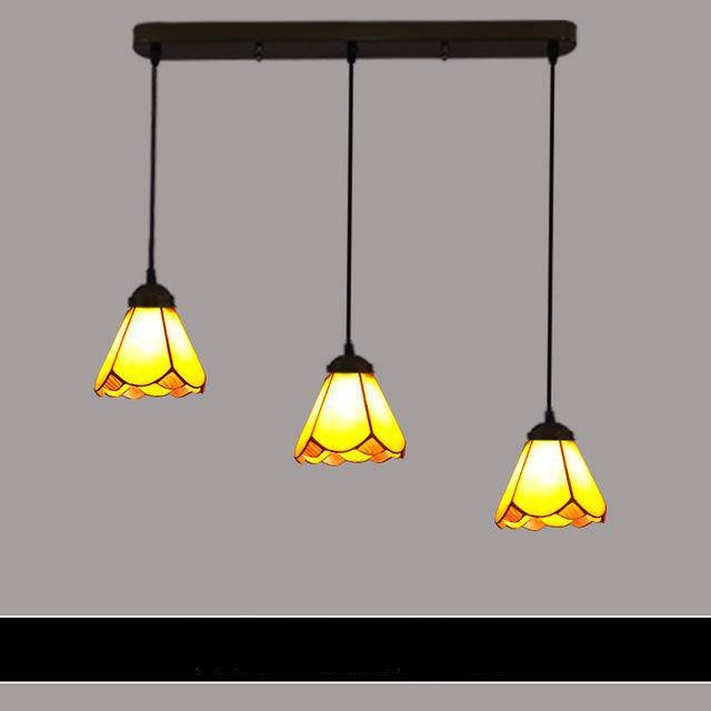 Suspension design en verre de couleurs Mediterranean