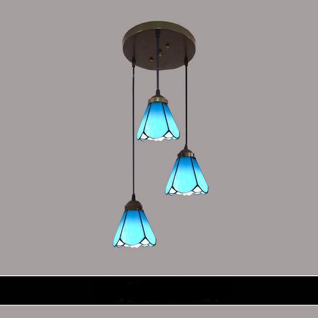 Suspension design en verre de couleurs Mediterranean