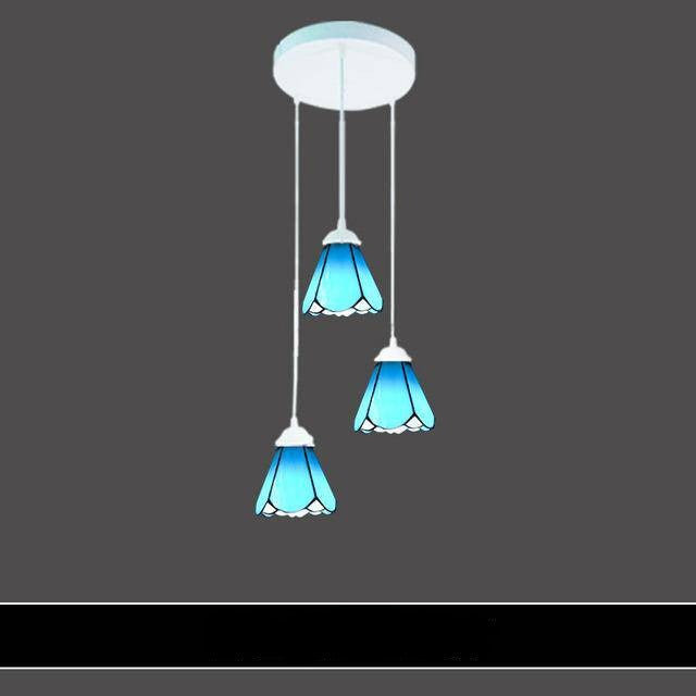 Suspension design en verre de couleurs Mediterranean