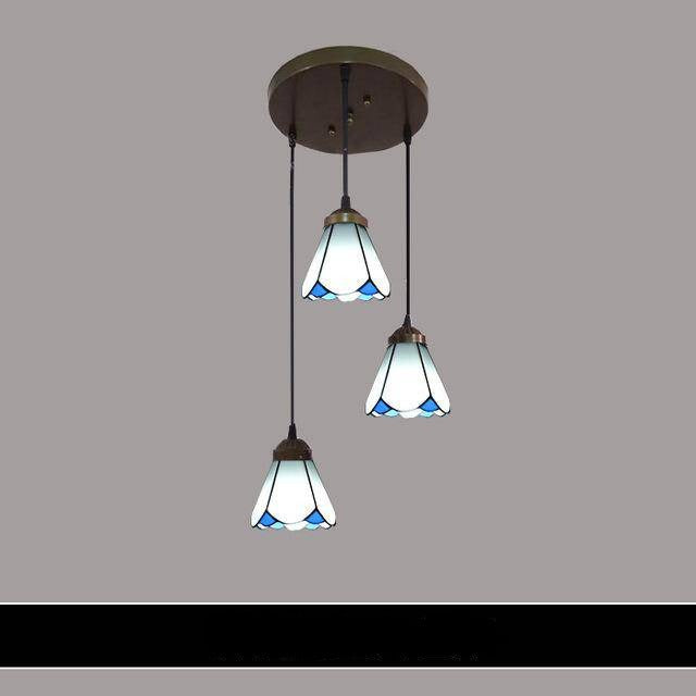 Suspension design en verre de couleurs Mediterranean