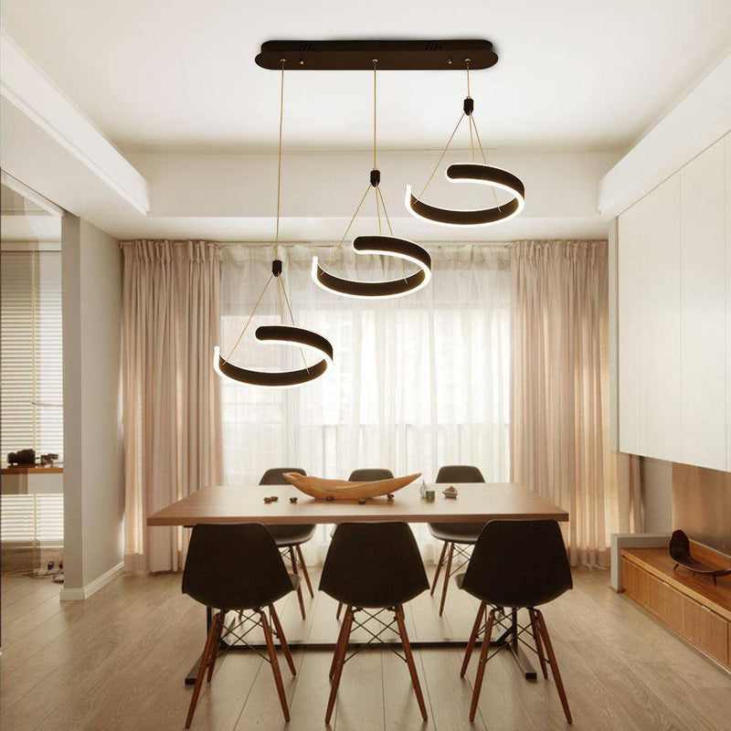 Suspension design LED cercle ouvert Hanging