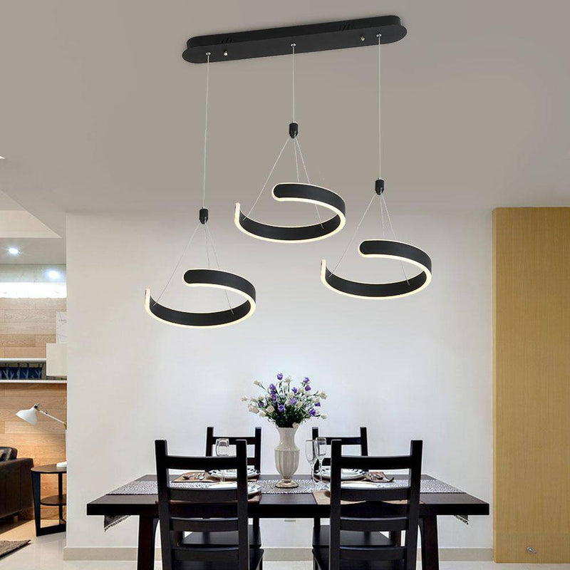 Suspension design LED cercle ouvert Hanging