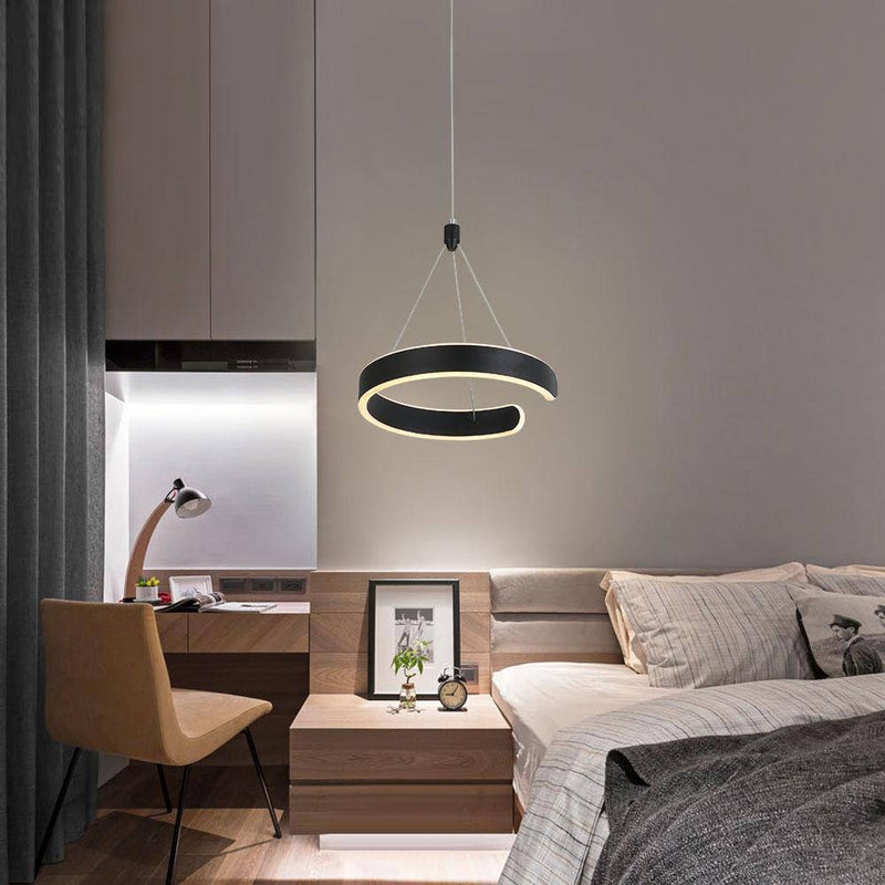 Suspension design LED cercle ouvert Hanging