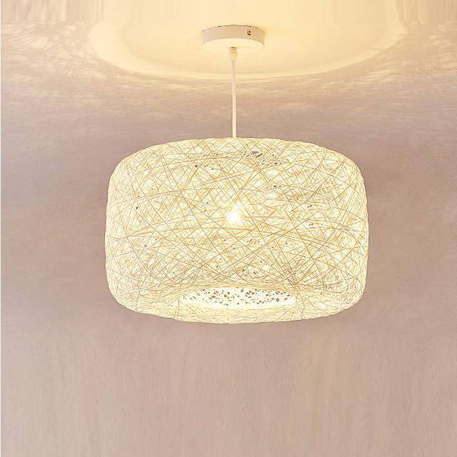 Suspension LED en tissu de couleur Country
