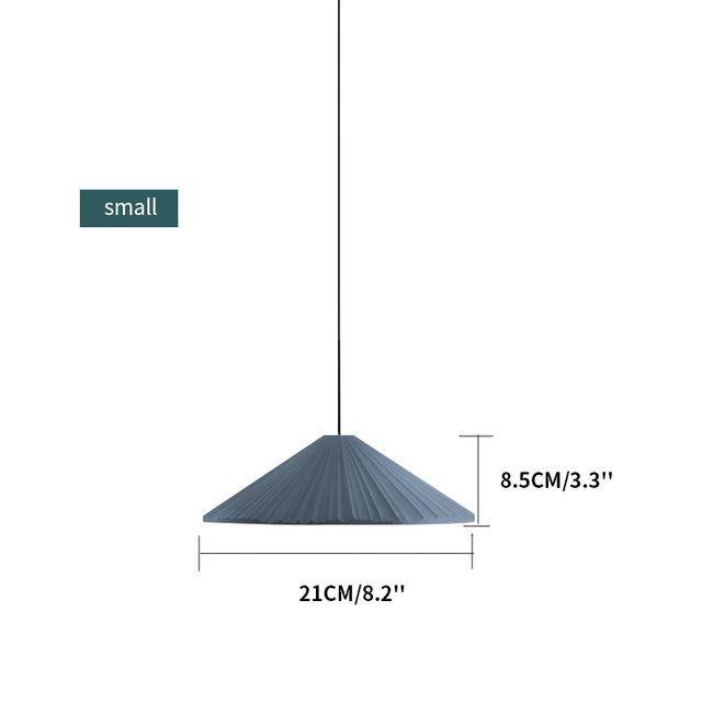 Suspensions design en cone de couleur Island