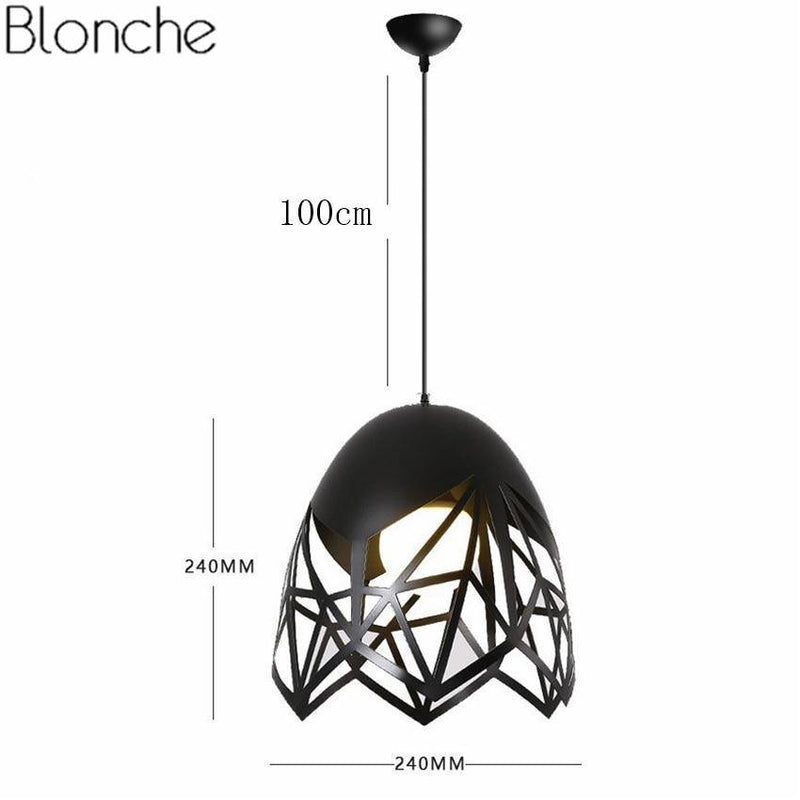 Suspension LED oeuf ouvert Hollow