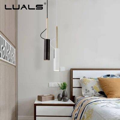 Suspension design LED avec abat-jour cylindrique en métal Indoor