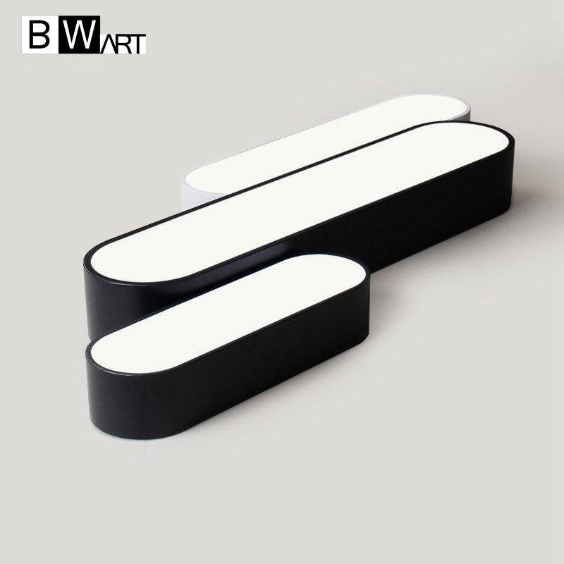 Plafonnier LED tubes arrondies ovales Bwart